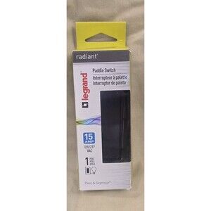 Legrand radiant TM870DBCC10 15 Amp Rocker Wall Switch, Dark Bronze 1 Pack
